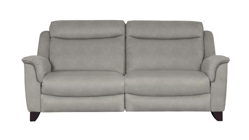 image of parker and knoll manhattan 2 seater static sofa against a white background