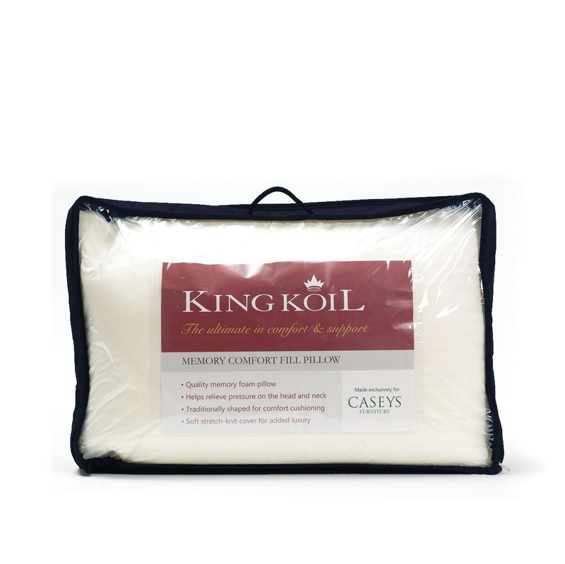 King Koil Caseys Memory Comfort Fill Pillow