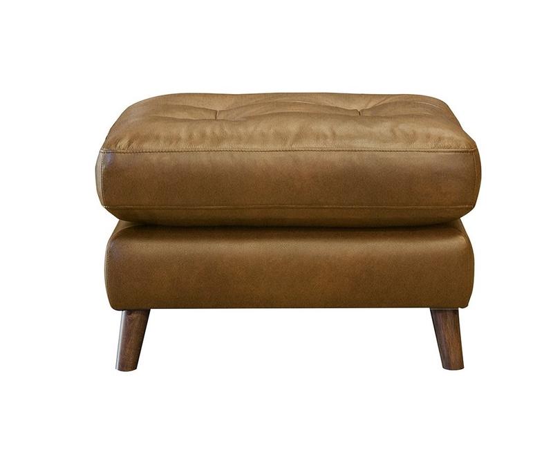 Newmarket Footstool - Leather