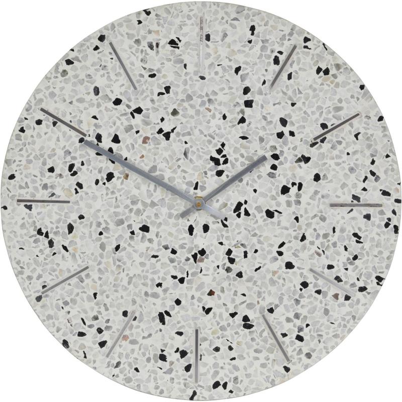 Terrazo Marble Clock