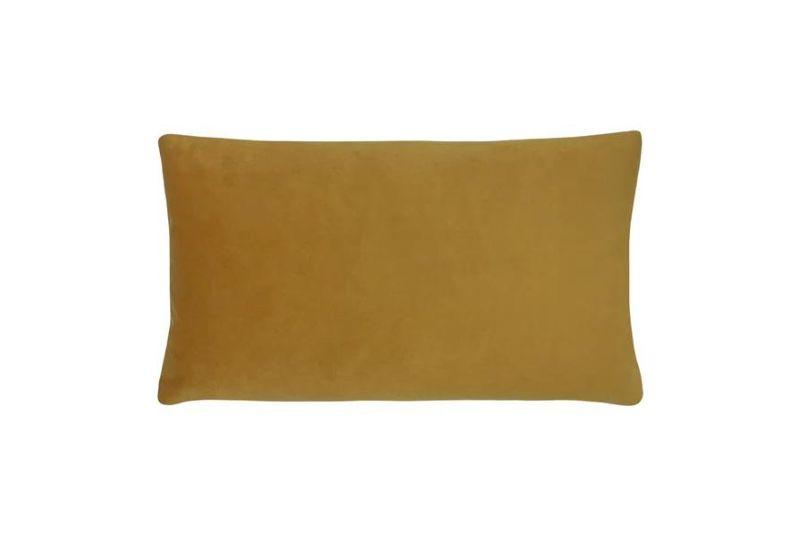Sunningdale Rectangular Cushion Velvet Saffron