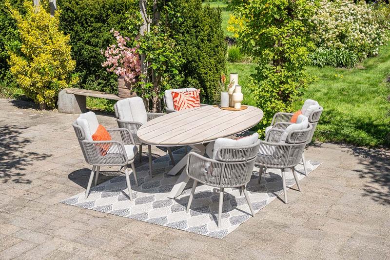 Annalise Garden Dining Set w/6 chairs