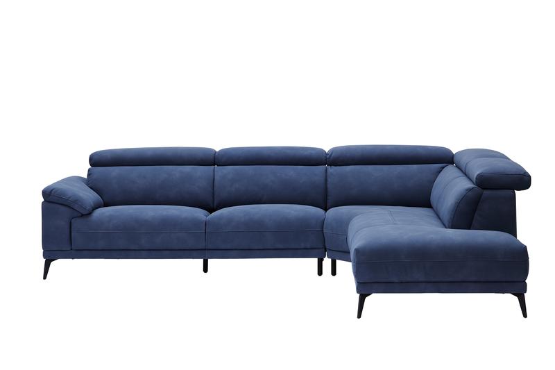 Montero RHF Corner Sofa - Navy