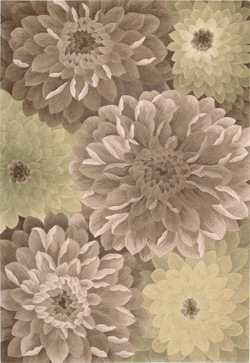 Tropics Rug TS11 Taupe/Green