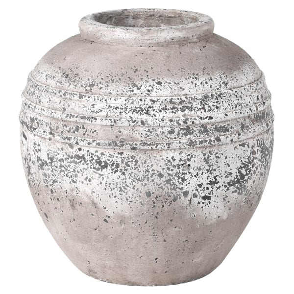 Tanza Distressed Stone Vase