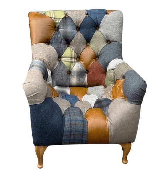 Reginald Bamford Club Patchwork Armchair