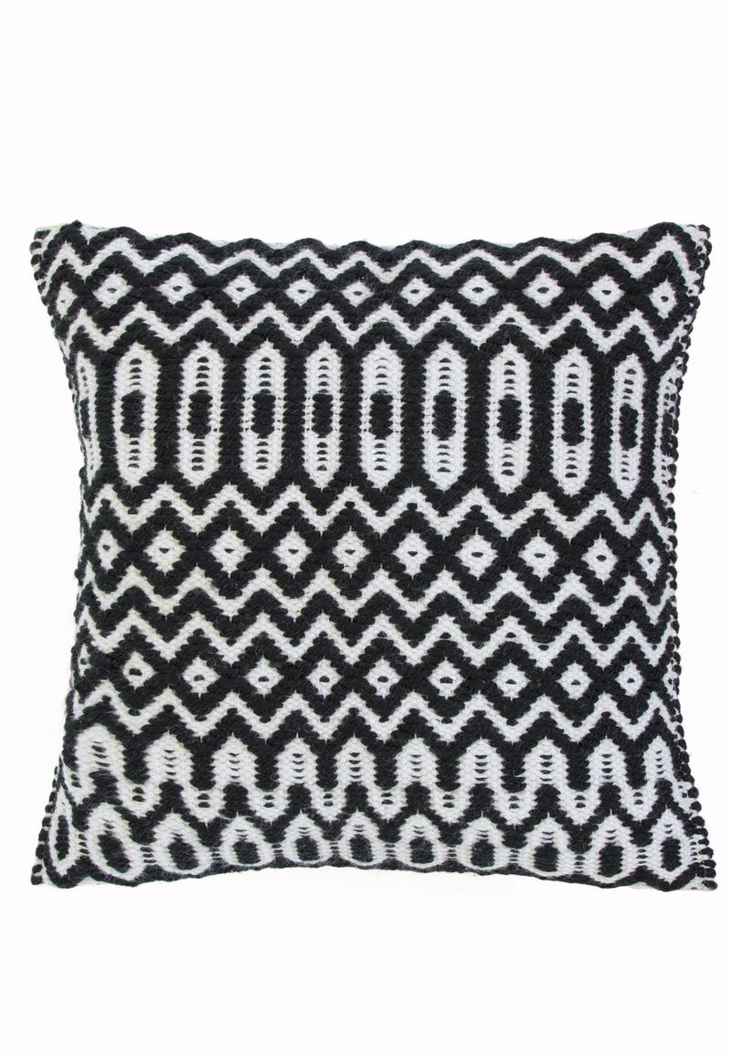 Natural Weaves Black Cushion