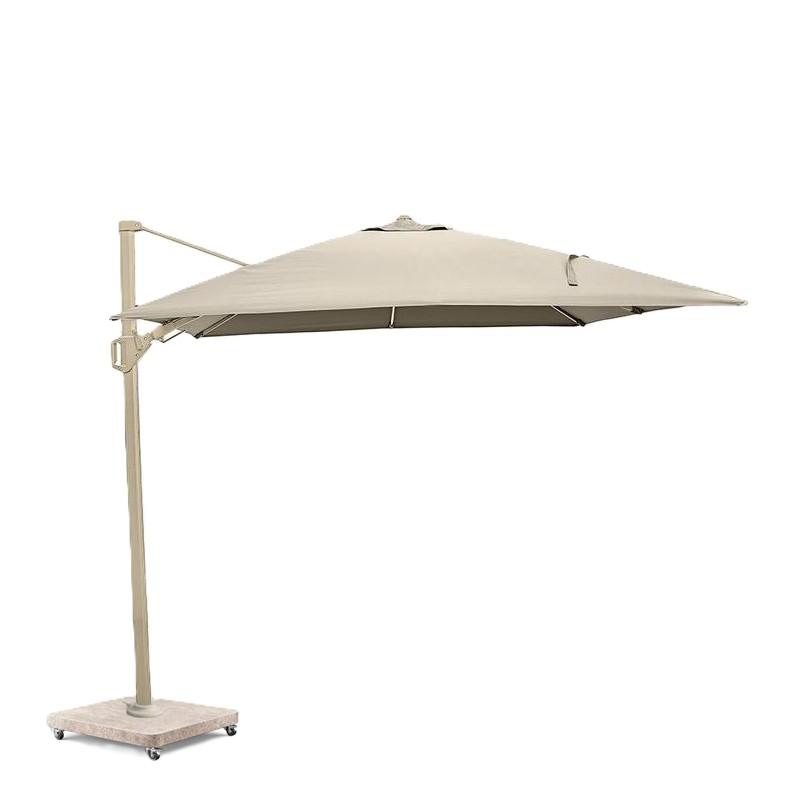 Champagne Glow Garden Parasol and Base