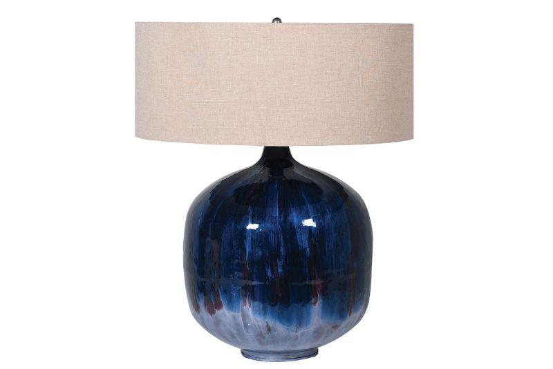 Tanzanite Enamel Table Lamp