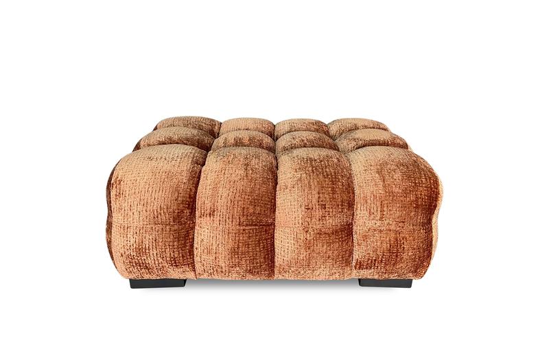 Arken Puffed Footstool Burned Orange