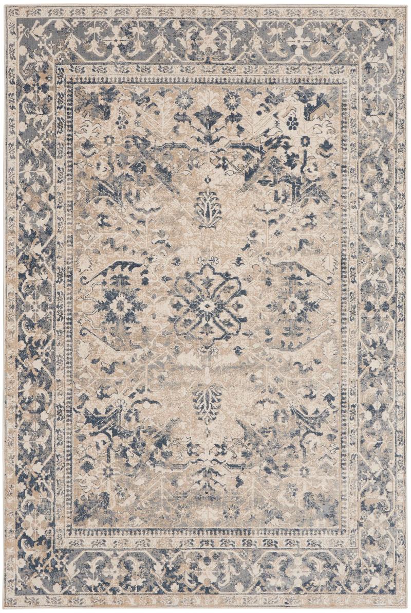 Malta Rug MAI05 Ivory/Blue