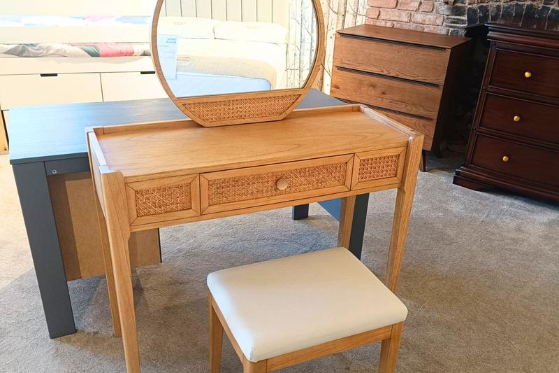 Kawali Dressing Table Set - Clearance Cork