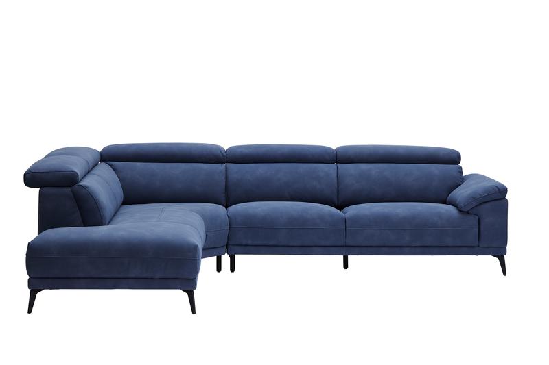 Montero LHF Corner Sofa - Navy