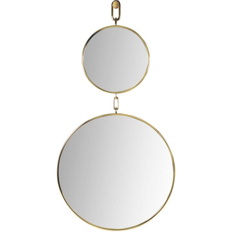 Gold Double Link Wall Mirror