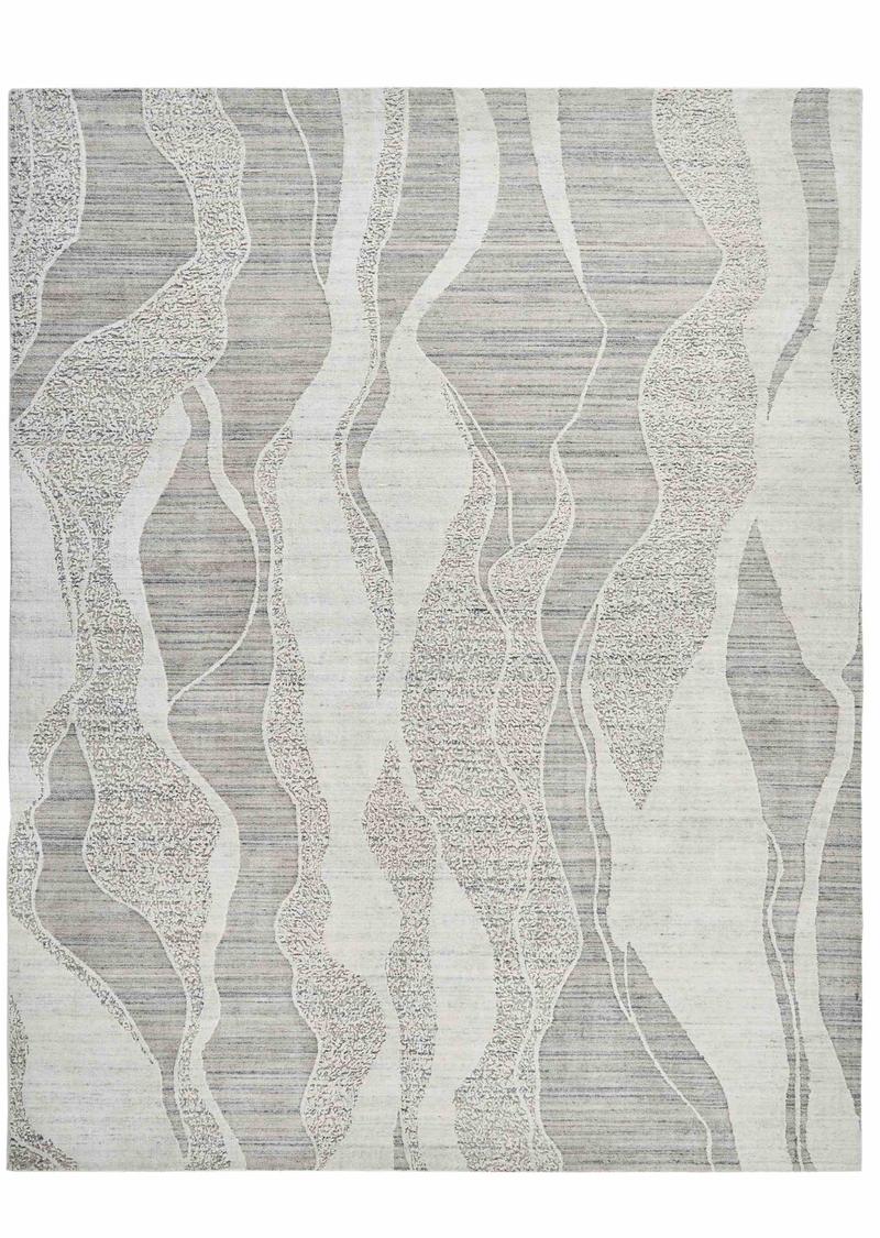 Concept Looms DU147 White/Light Blue Rug