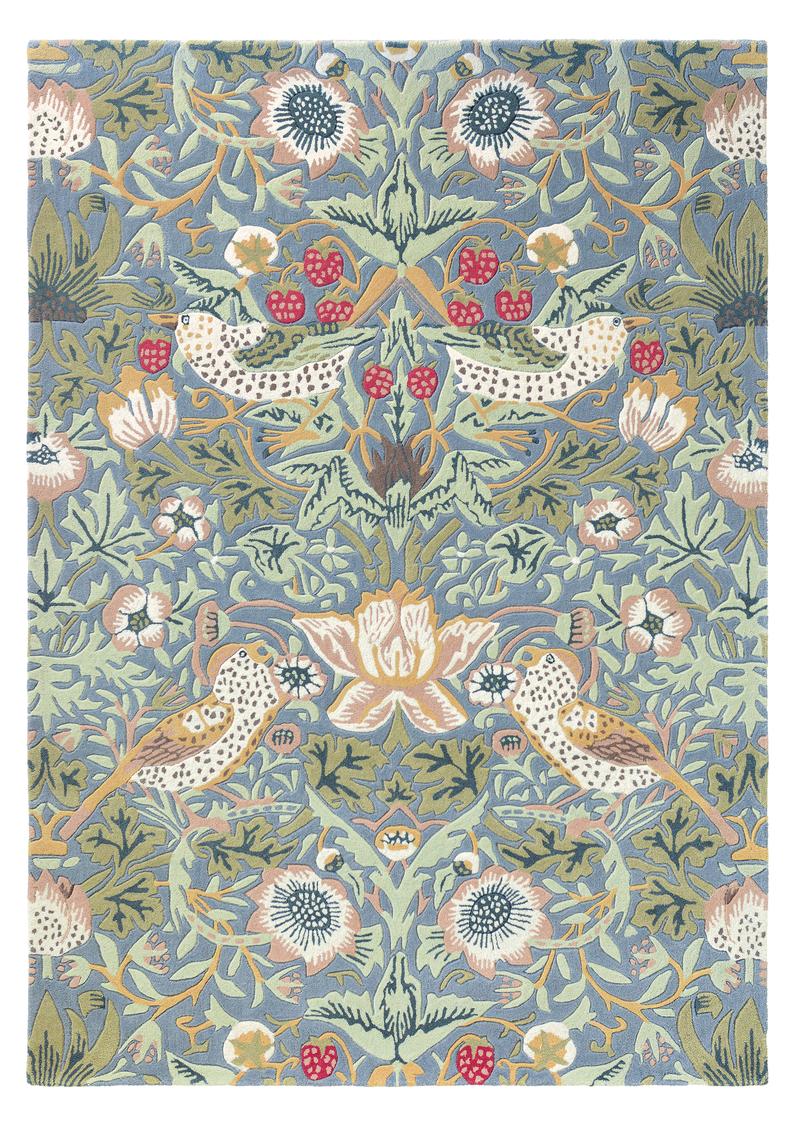Strawberry Thief Rug Slate