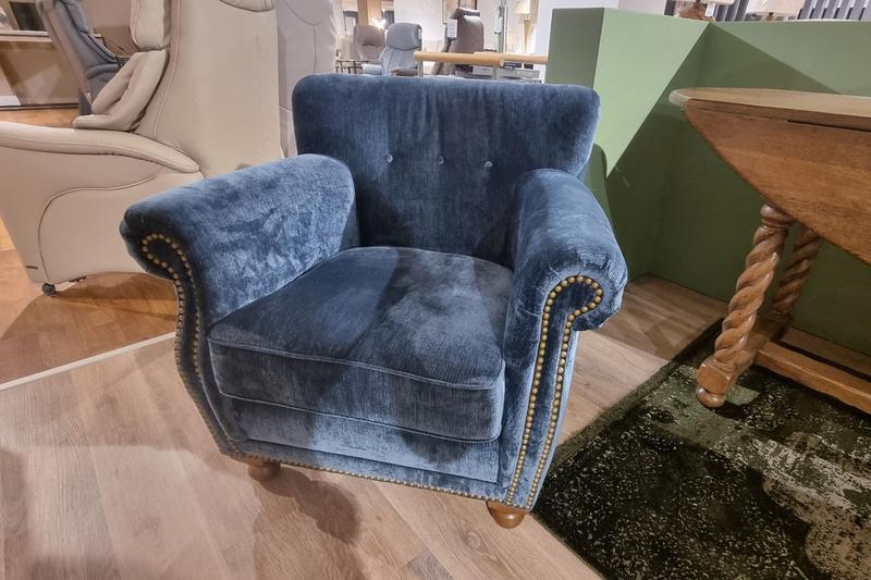 Newton Fabric Chair - Clearance Cork