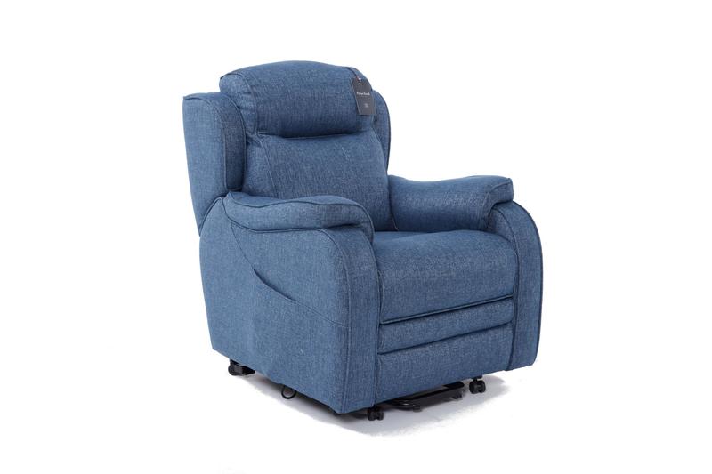 Boston Rise and Recline Armchair Carton Navy