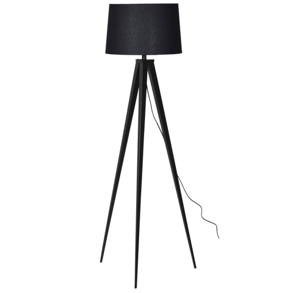 Matte Black Tripod Floor Lamp