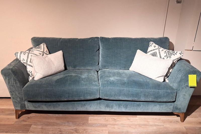 Archie 3 Seater Fabric Sofa - Clearance Cork 