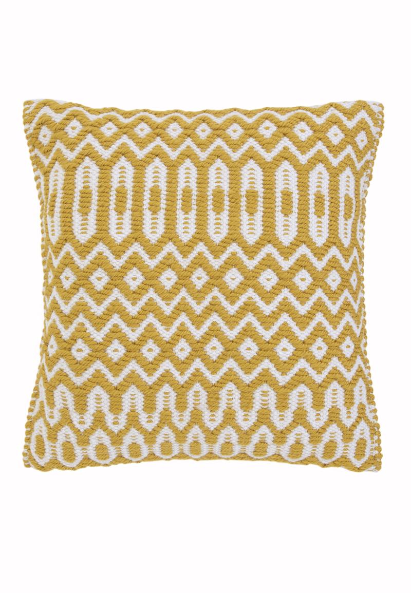 Natural Weaves Mustard Cushion