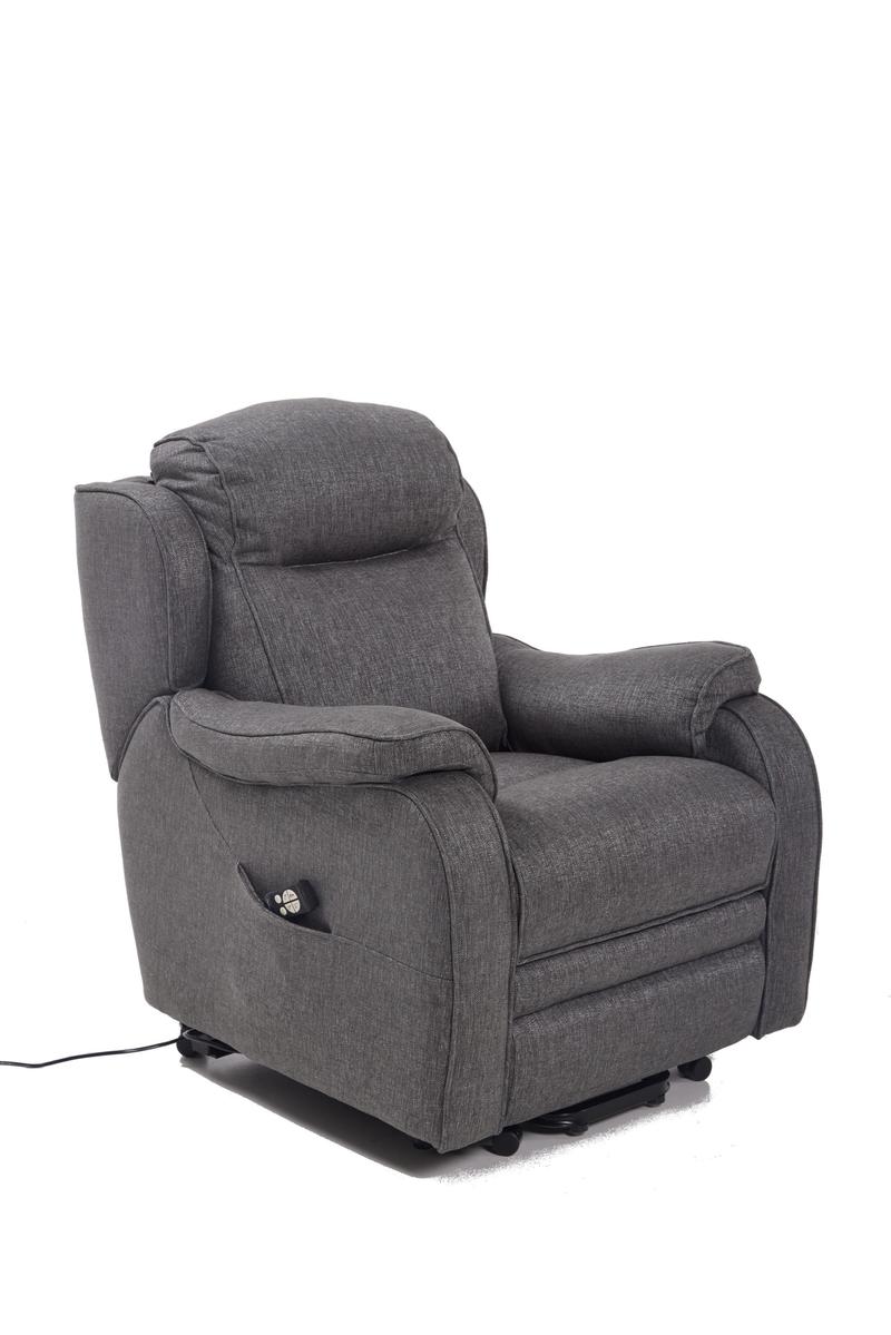 Parker Knoll Boston Rise and Recline Armchair Catrin Charcoal