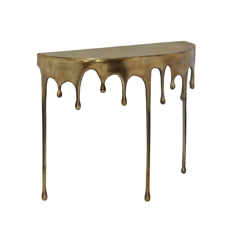 Gold Drops Console Table