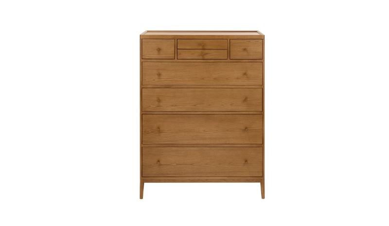Ercol Salina Ash 8 Drawer Chest