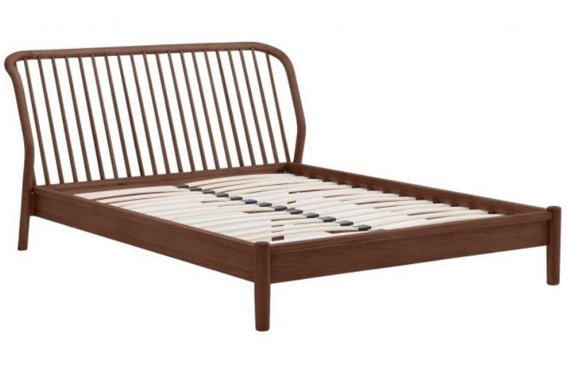 Malmo Natural Walnut Bed Frame