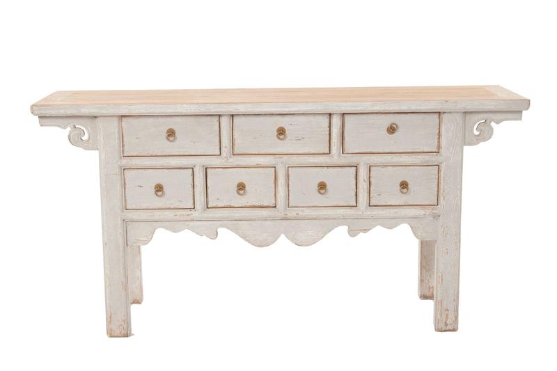 Andorra 7 Drawer Table