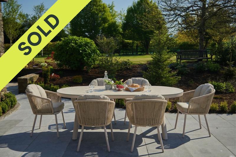 Alvin Oval Garden Dining Set