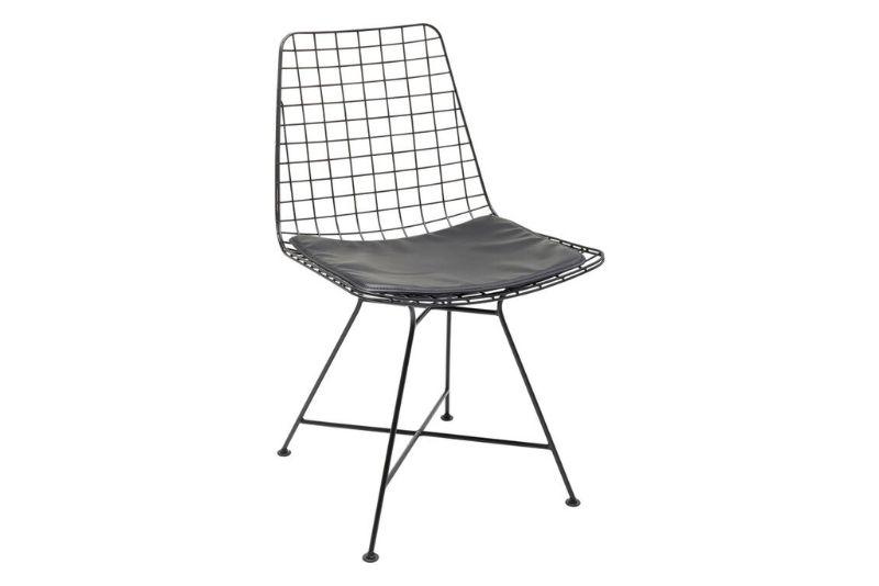 Black Grid Chair
