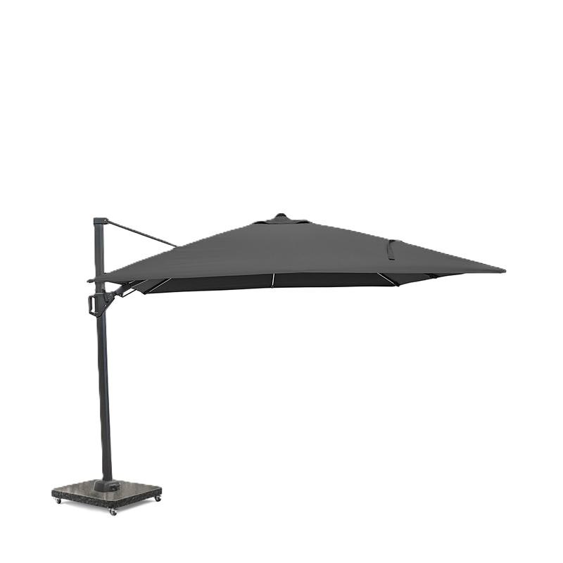Anthracite Glow Garden Parasol and Base