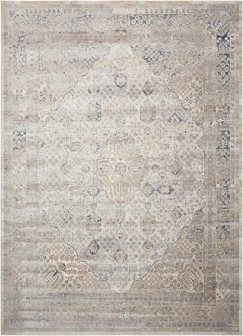 Malta Rug MAI01 Ivory/Blue