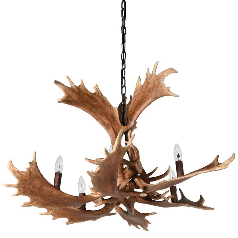 Fallow Antler Chandelier