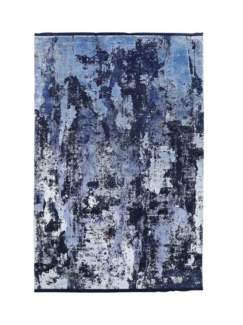 Toros Overdyed Rug Abstract Ink