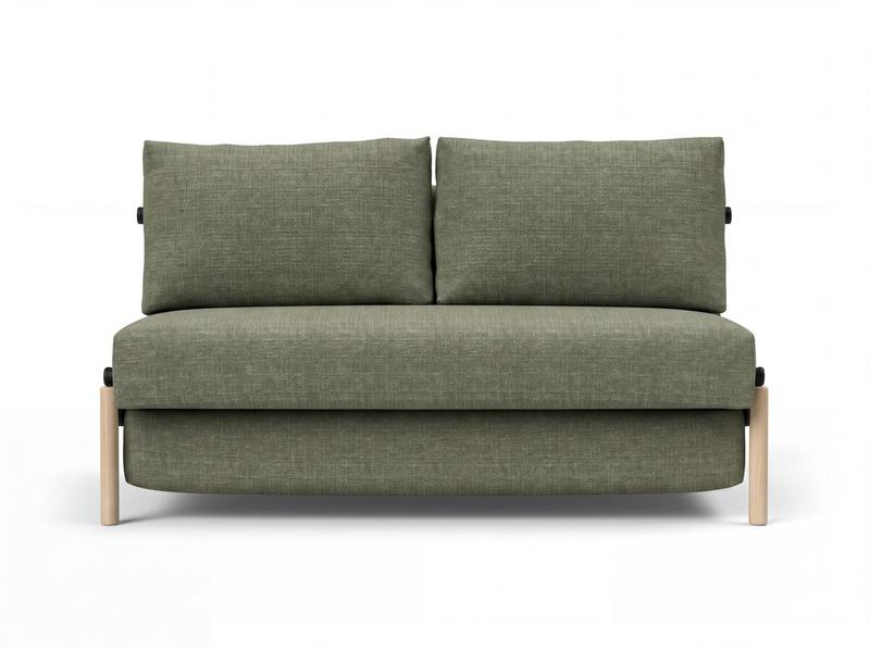 Selena 2 Seater Fabric Sofa Bed Olive Green