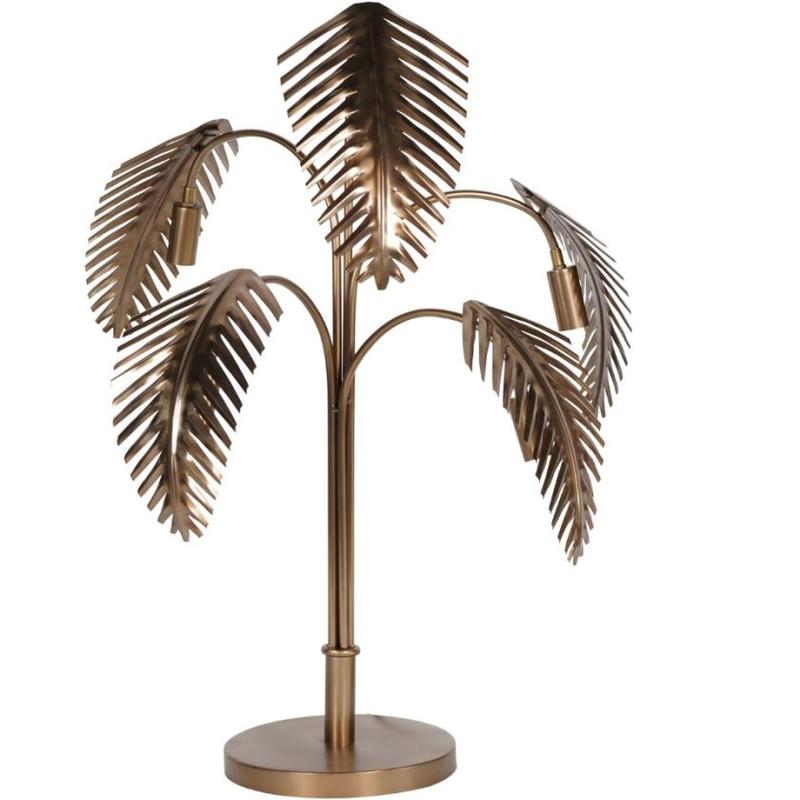 Palm Dusky Gold Table Lamp