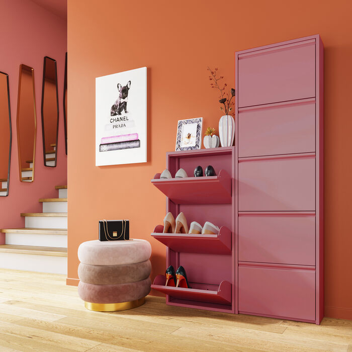 3 Drawer Rose Shoe Container