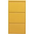 3 Drawer Yellow Shoe Container