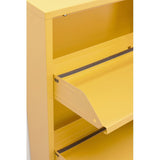 3 Drawer Yellow Shoe Container