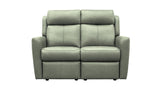 Zeno Leather 2 Seater Sofa