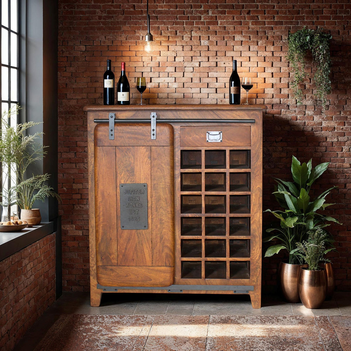 Julien 18-Bottle Wine Cabinet