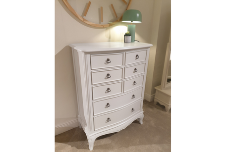 Adriana 8 Drawer Tall Wide Chest