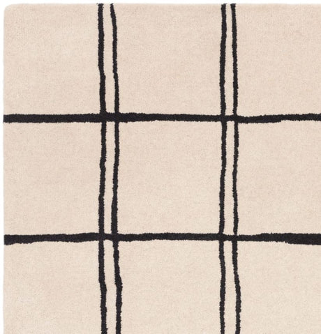 Albany Rug Grid Monochrome