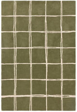 Albany Rug Grid Olive