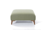 Archie Lattice Olive Accent Stool