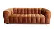 Arken Puffed Sofa Burned Orange