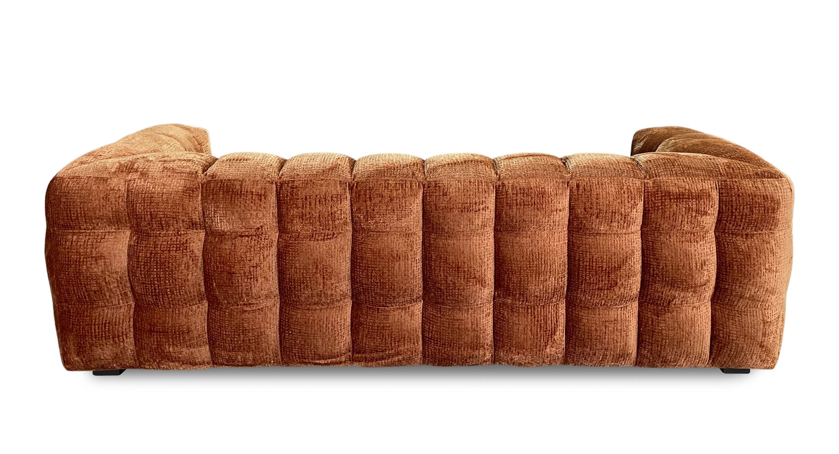 Arken Puffed Sofa Burned Orange