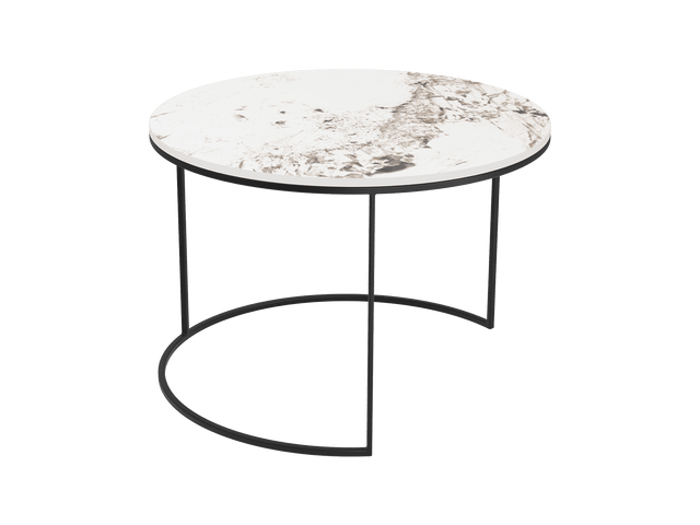 Astra Dolce Vita Side Table Marble Calcatta